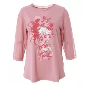 [조순희]소매망사 플라워 포인트 티셔츠 (JMMT269) 1148506