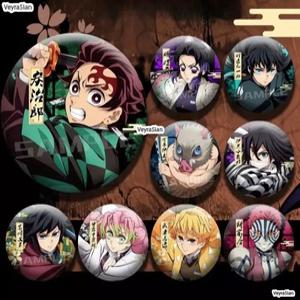 귀멸의 칼날 무한성 캔뱃지 글리터 컬렉션 귀칼굿즈 가방 장식 무이치로 젠이츠