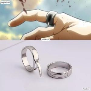 진격의거인 애니 레온하트 반지 키링 코스튬 진격거굿즈 거인링 소품