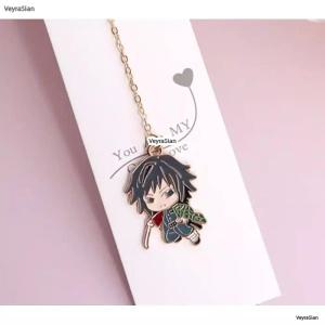 귀멸의칼날 무한성 굿즈 키링 금속 책갈피 기유 펜던트 캐릭터