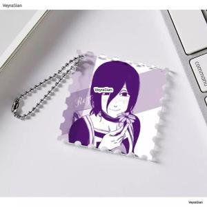 체인소맨 레제편 레제 우표 모양 아크릴 키링 극장판 기념 굿즈 55x55mm