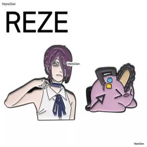 체인소맨 레제편 레제 덴지 금속뱃지 핀뱃지 브로치 굿즈 모음