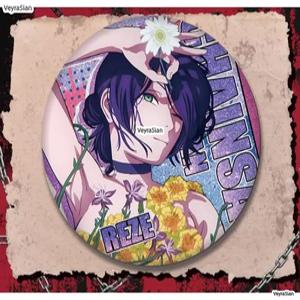 체인소맨 레제편 굿즈 캐릭터 캔뱃지 핀버튼 마키마 가방 장식 액세서리