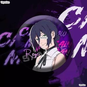 체인소맨 레제편 굿즈 캔뱃지 홀로그램 글리터 장식 액세서리