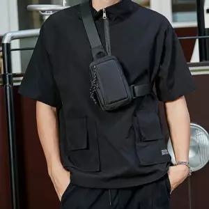 블랙미니슬링백 미니백 힙색 슬링백 작은가방 크로스