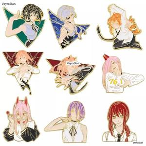 체인소맨 레제편 굿즈 캐릭터 핀뱃지 브로치 컬렉션 가방 옷 포인트 액세서리