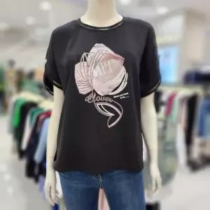 조이너스 여성 브랜드 25신상 라운드 쉬폰 반팔 티셔츠JAFU5WRB370US 1124586