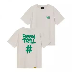 빈트릴 [BEENTRILL] 우먼즈 스프레이 해시태그 티셔츠 BA252TS510 1133026