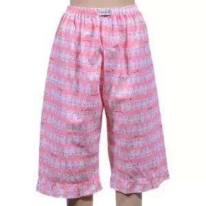 [라일리여성언더웨어] Rly 파자마 엠보 프린팅 ZF 8부 (평화)귀여운 홈