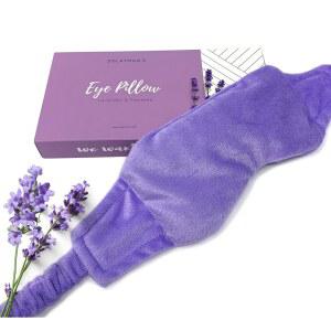 여성, 남성, 엄마, 아빠를 위한 수면, 휴식, 명상 및 셀프 케어를 가중 라벤더 마스크 u2013 아로마테라피 베개 진정 스파 선물