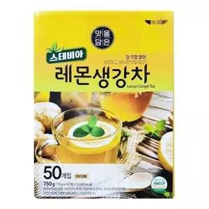 이레 맛을담은 스테비아 레몬생강차 50Tx3개.