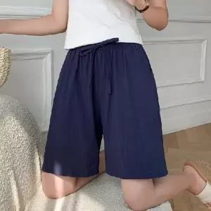 여자 밴딩 여름 루즈핏 반바지 5부 코튼 면바지_20178936_667501