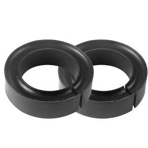 자동차용 튼튼한 원형 고무 부스터 2팩 스프링 코일 스페이서 범용