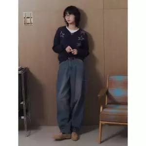 [국내백화점] 에잇세컨즈 벌룬핏 워크 데님 스카이 블루