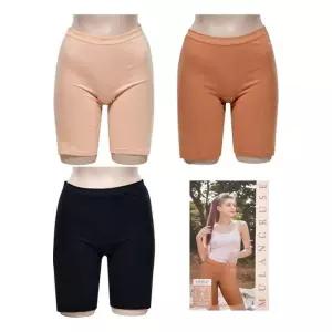 [라일리여성언더웨어] Rly 편안한 5부 면스판 드로즈 여성 이 3매입 ZF