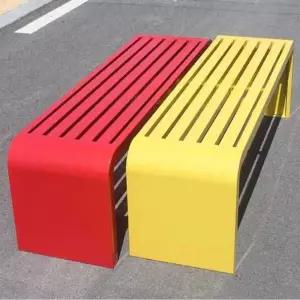 야외 철제 벤치 긴의자 정원 평의자 마당 야외 카페