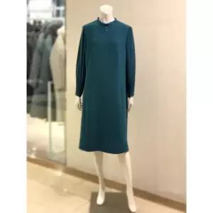 [하프클럽/] 세이브존01 쉬폰 배색 하프넥 원피스 OP4103