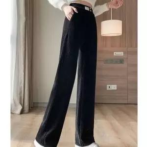 여자 일자팬츠 골지 트렌드 2컬러 1P 데일리 하이웨스_20177981_667501