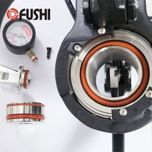 수동 커피 머신 가스켓 씰용 실리콘 O 링 FLAIR58 3 세트 O-링 VMQ ORing 빨간색 고무 18Pcs