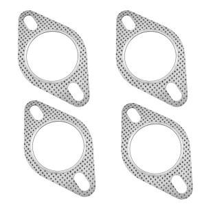 MARRTEUM 4개 차량 배기 개스킷, 2.5인치 2볼트 고온 매니폴드 플랜지 파이프 개스킷 터보, 120-06310-0002 터보 헤더 교체용 액세서리