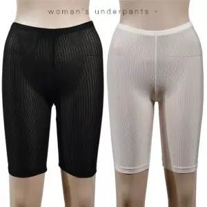 [라일리여성언더웨어] Rly 드럽고 인견소재 5부 시원한 세로골지 속바지 편