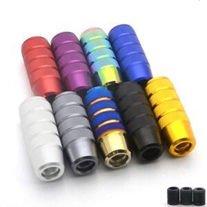 범용 95MM 미끄럼 방지 기어 시프트 노브 변속기 알루미늄 시프터 레버 노브