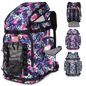 마스터와우 스키 부츠 백팩, 60L 방수 여행용 스노보드 및 헬멧용 백팩