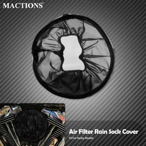 오토바이 에어 필터 레인 블랙 DYNA 할리 양말 XL 여행용 SOFTAIL 청정기 먼지 공기 FLHR SPORTSTER 커버 방지 FLS