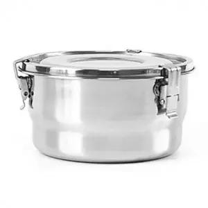 (옵션 4호)극동 반찬통 스텐 밀폐용기 냉장고 반찬통 김치통 4호