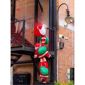벽타는산타 크리스마스 풍선 산타소품 대형 입간판 매달린 장 장식 아치 야외