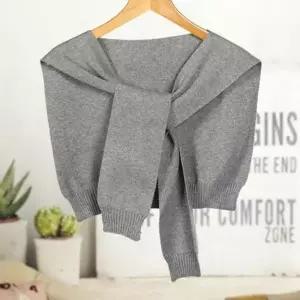 니트 그레이솔리드 4002E 케이프 에어컨숄 레이어드_20338427_667501