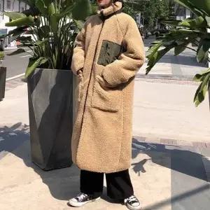 여성 롱점퍼 양털 롱자켓 캐주얼룩 긴점퍼 긴자켓_20225717_667501