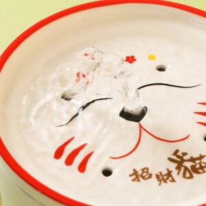 반려동물정수기 급수기 고양이 애완 자동 연결되지 세라믹 사이클 식수 무선 디스펜서 않은