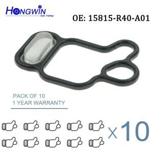 15815R40A01 Honda Accord CRV Civic Acura RSX 용  VTEC 실린더 헤드 솔레노이드 밸브 필터 가스켓