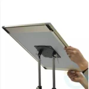 굿마켓 스텐딩 POP꽂이(자석형)A1 포스트스탠드 홍보물거치대 스탠드메뉴판 포스터거치대