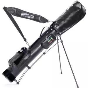 선데이 골프 스탠드백 쿨러 파우치 및 패딩 스트랩 포함 가볍고 드라이빙 레인지 미니 코스 연습용 남녀용