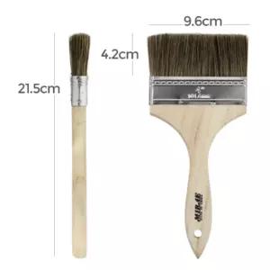 셀프페인트붓 도배붓 페인트칠 4호 1+1 페인트브러쉬 미장솔 풀붓 미장붓 페인트도구