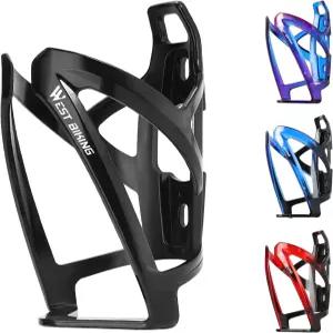웨스트 바이크 자전거 물병 케이지 나사 도구가 있는 초경량 내구성 PC 홀더 간편한 설치 음료 컵 MTB 로드
