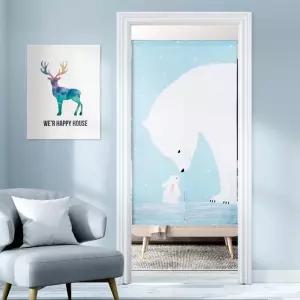 레빗베어바란스 다용도실커튼 침대가림막 공간분리 패브릭가리개 발란스 밸런스커텐