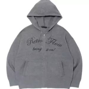 리트머스 레터링니트 후드집업 LP1SF041-097 40955947 1156895