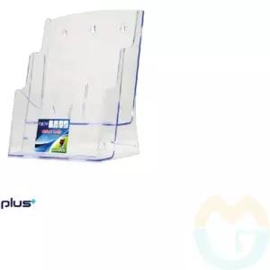 아크릴 리플렛 거치대 A4 2단꽂이 매거진랙 리플렛거치대 팜플렛진열대