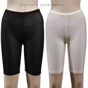 [라일리여성언더웨어] Rly 드럽고 인견소재 5부 시원한 세로골지 속바지 편