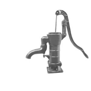 작두 펌프 옛날 시골 수동 양수기 주철 재래식 우물