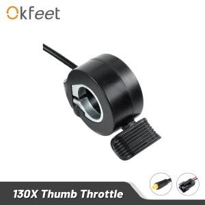 Okfeet Wuxing 스로틀 전기 스쿠터 자전거 130X Ebike 변환 키트 용 엄지 가속기
