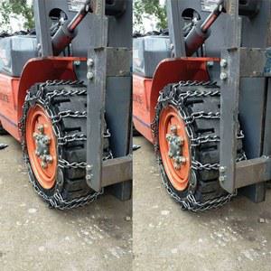 지게차 스노우 체인 타이어 철제 대형 눈길 동계 트럭