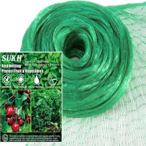 정원용 새 그물망 13x33피트 - 정원 보호용 수크 닭장 식물 사슴 다람쥐 가금류가 과수 채소를 보호합니다