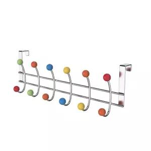 행거 구슬 볼 화이트 소형 옷걸이 벽걸이 원목 미니