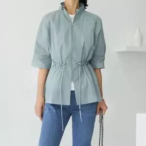 화이트 베이지 소라 여름 집업 야상 아우터 자켓 GWM_20226949_667501