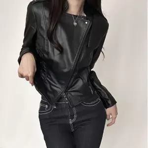 가을 패션 멋쟁이 슬림 라이더 자켓 캐주얼 여자 점퍼_20293414_667501