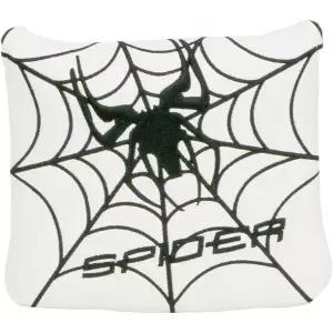 흰색과 검은색 거미 자수 골프 퍼터 커버 자석 사각형 말렛 클럽 헤드커버 3047672